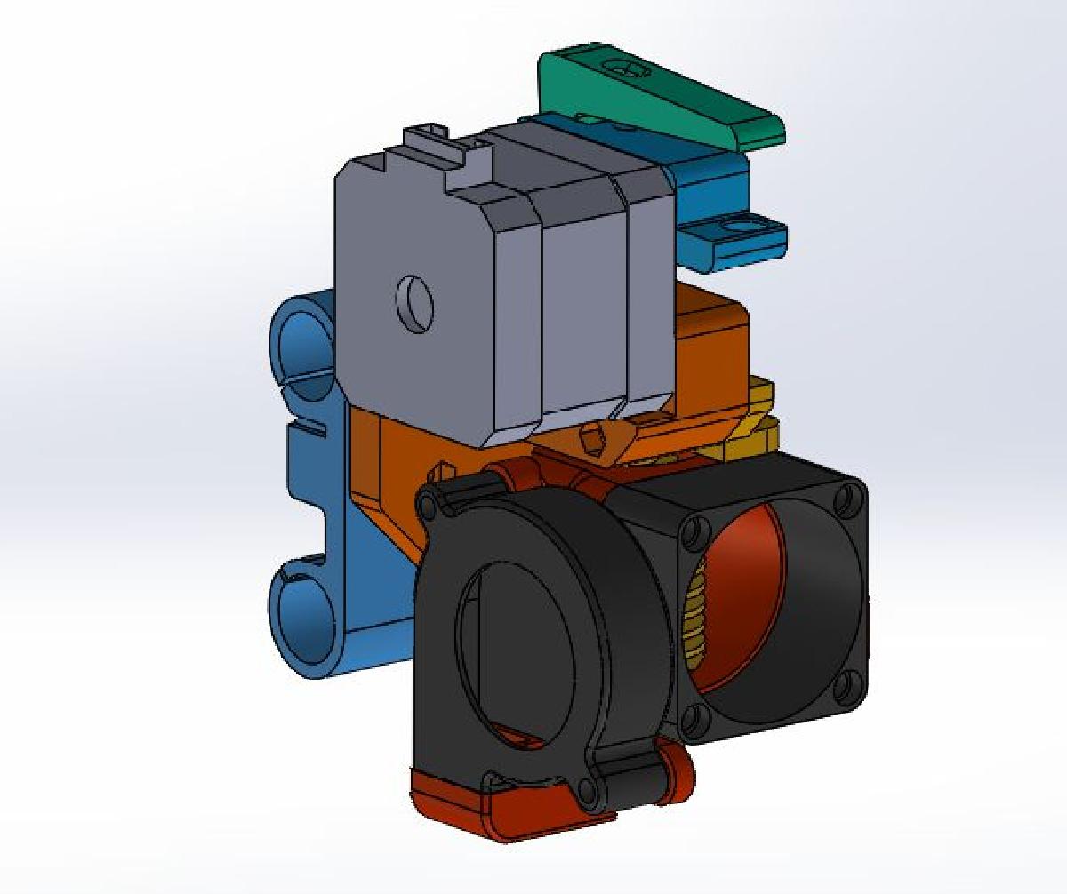 Prusa Tairona   Extrusor direto   Sensor de Nivel 4mm