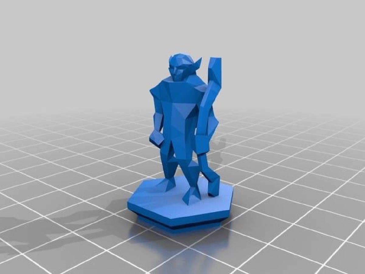 Mesa de Tabuleiro de Fantasia Low Poly Fixa