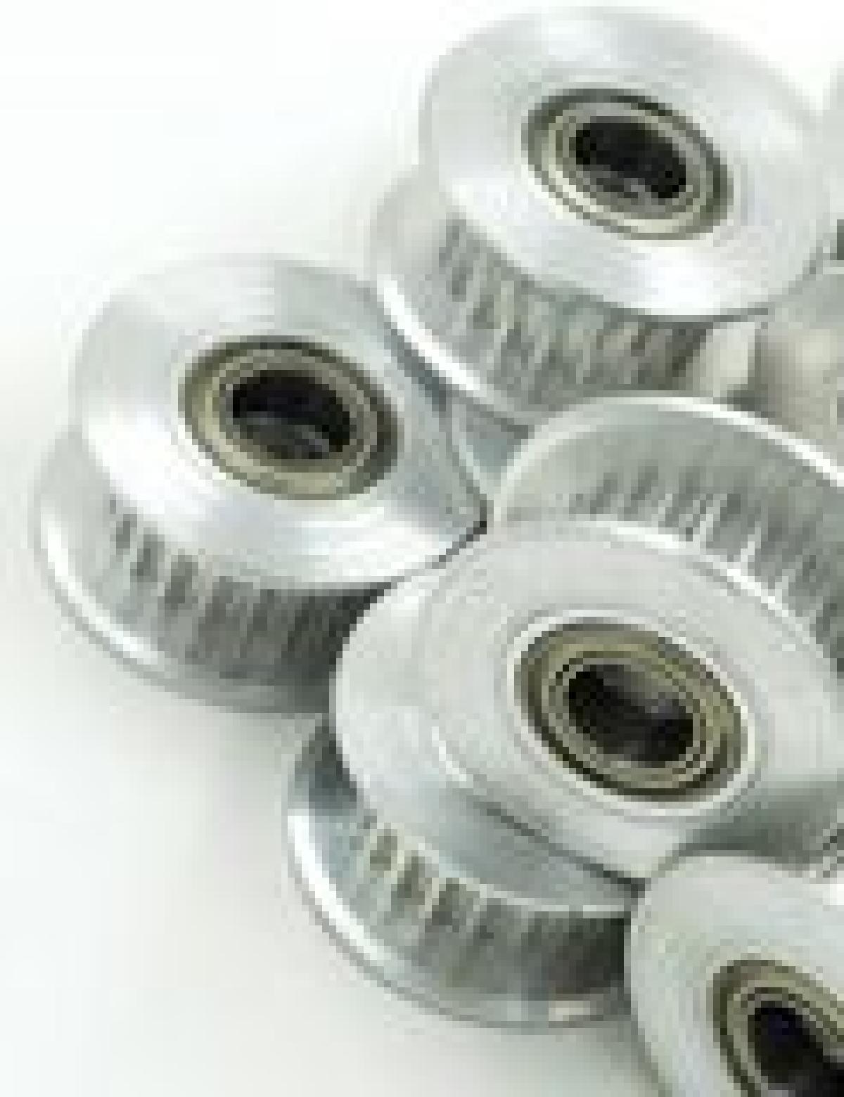 Tensionador X e polia para polia guia dentada 2GT, correia de 6mm, furo de 4mm