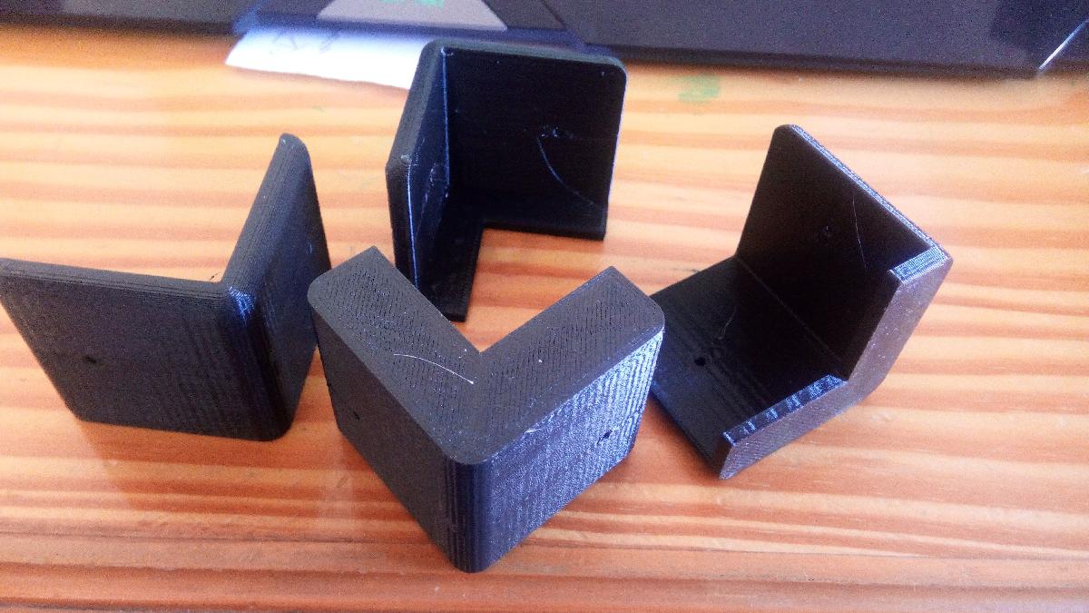 Pes e junta de MDF/Madeira