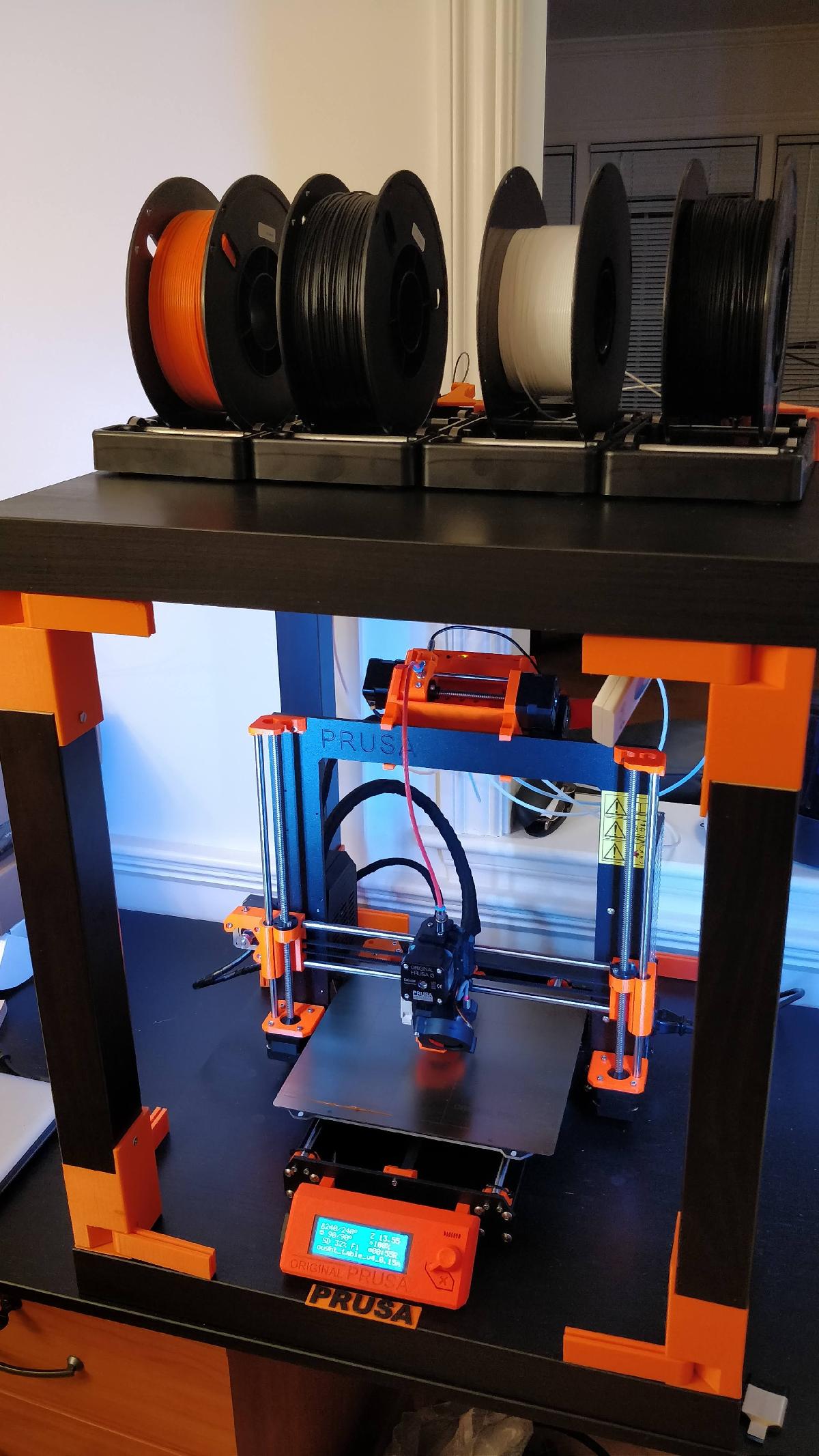 Enclosure de mesa Ikea Lack para Prusa MK3 MMU2
