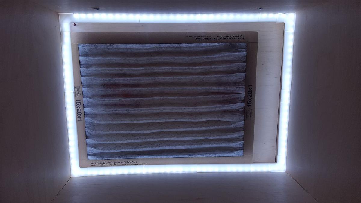 Sistema de Difusor / Sombra / Capa de Luz de Fita LED com Pecas de Canto