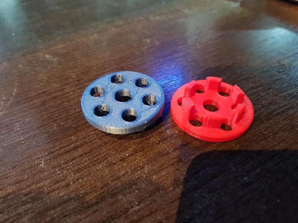 Guia para rolo de plastico de PrintaLot 1kg v2
