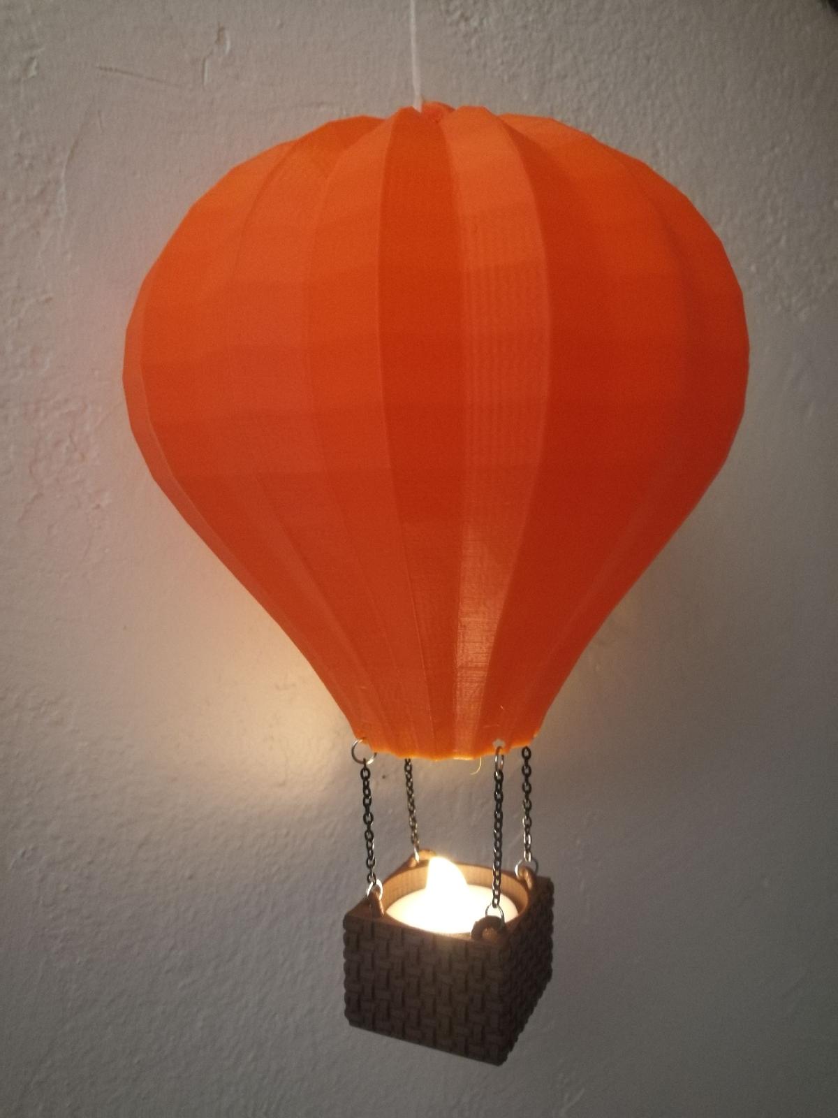 Suporte para vela de tealight: Balao de ar quente