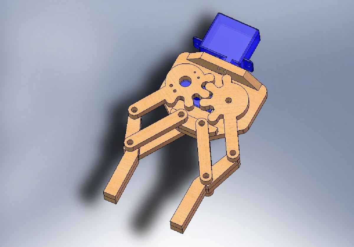 Mini pinca servo