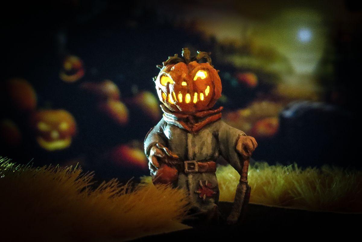 Cabeca de abobora (Halloween)