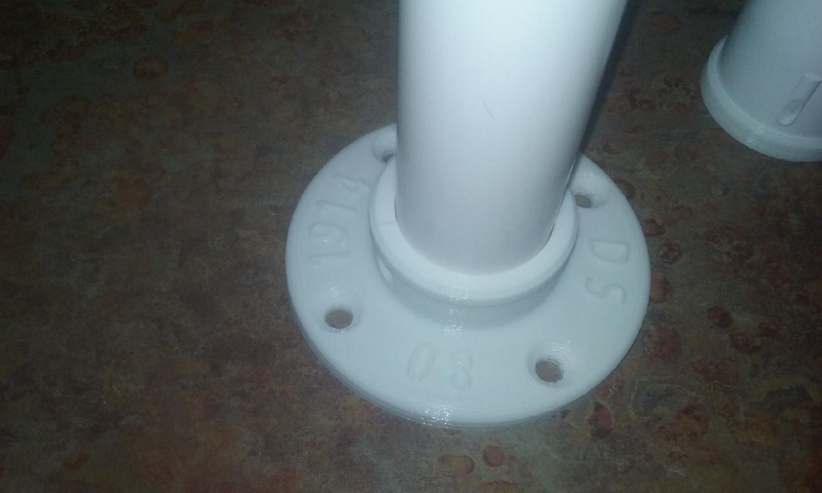flange e flare para tubo e conexoes de PVC de 1 1/4