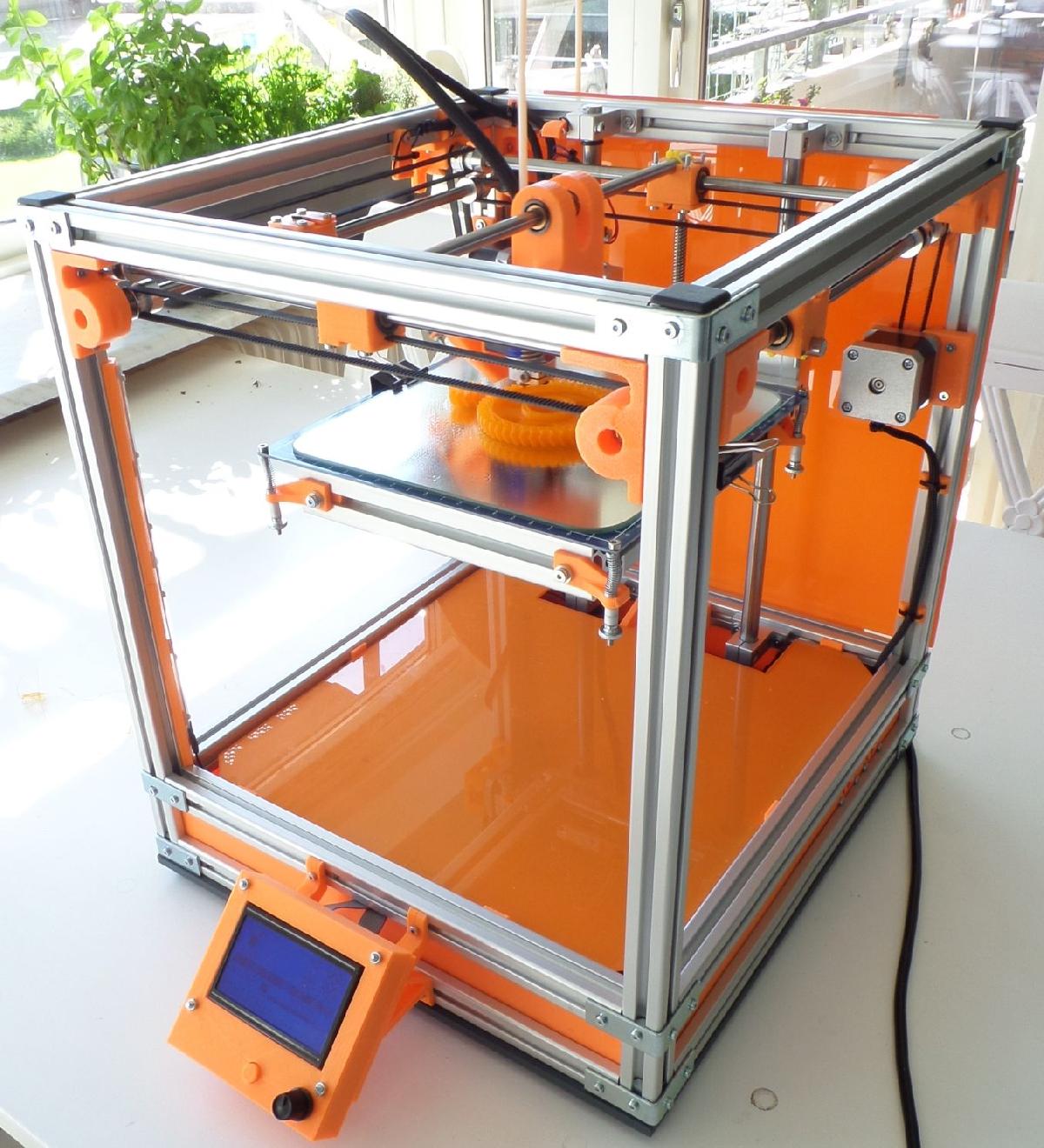 Pecas personalizadas para impressora 3D Ultimaker 2 com extrusao de aluminio