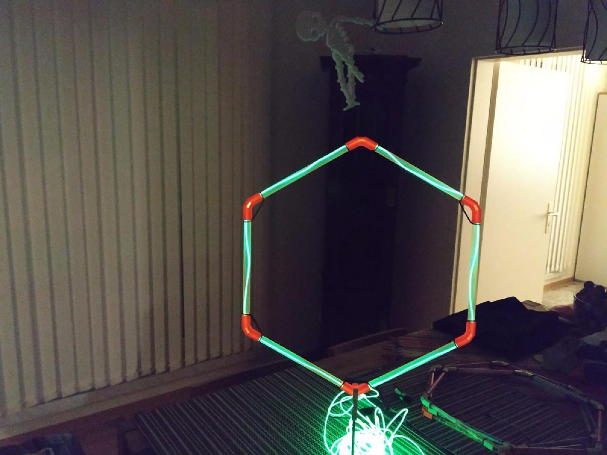 Sistema de portao modular GATETRIX V3 para Tiny Whoop (iluminado opcionalmente)