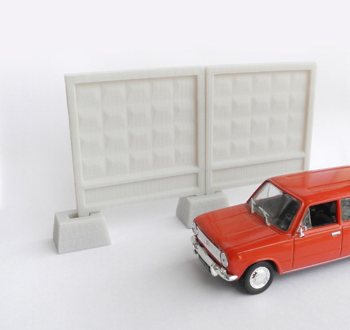 Cerca modular de concreto da URSS PO 2