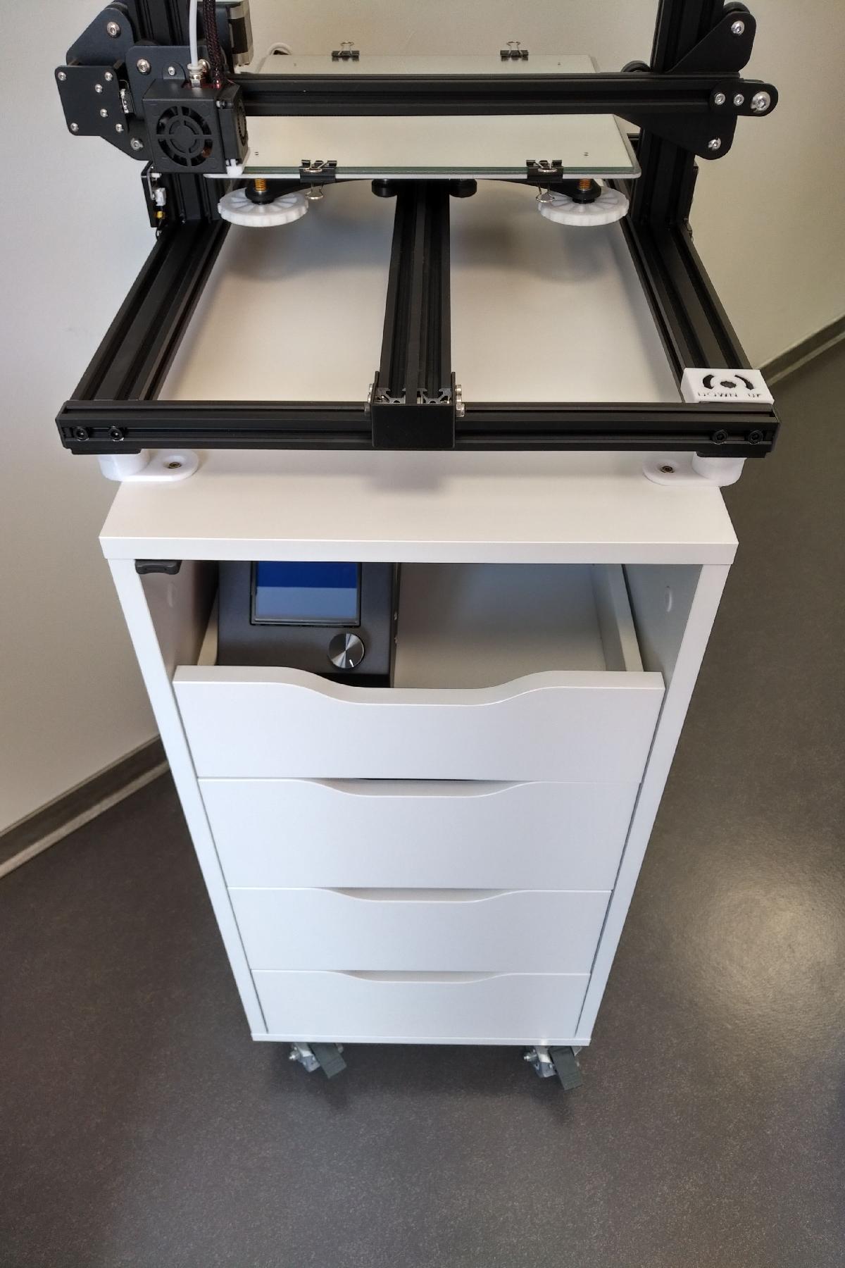Estacao de Trabalho Movel para Impressora 3D Ikea Alex Cr 10