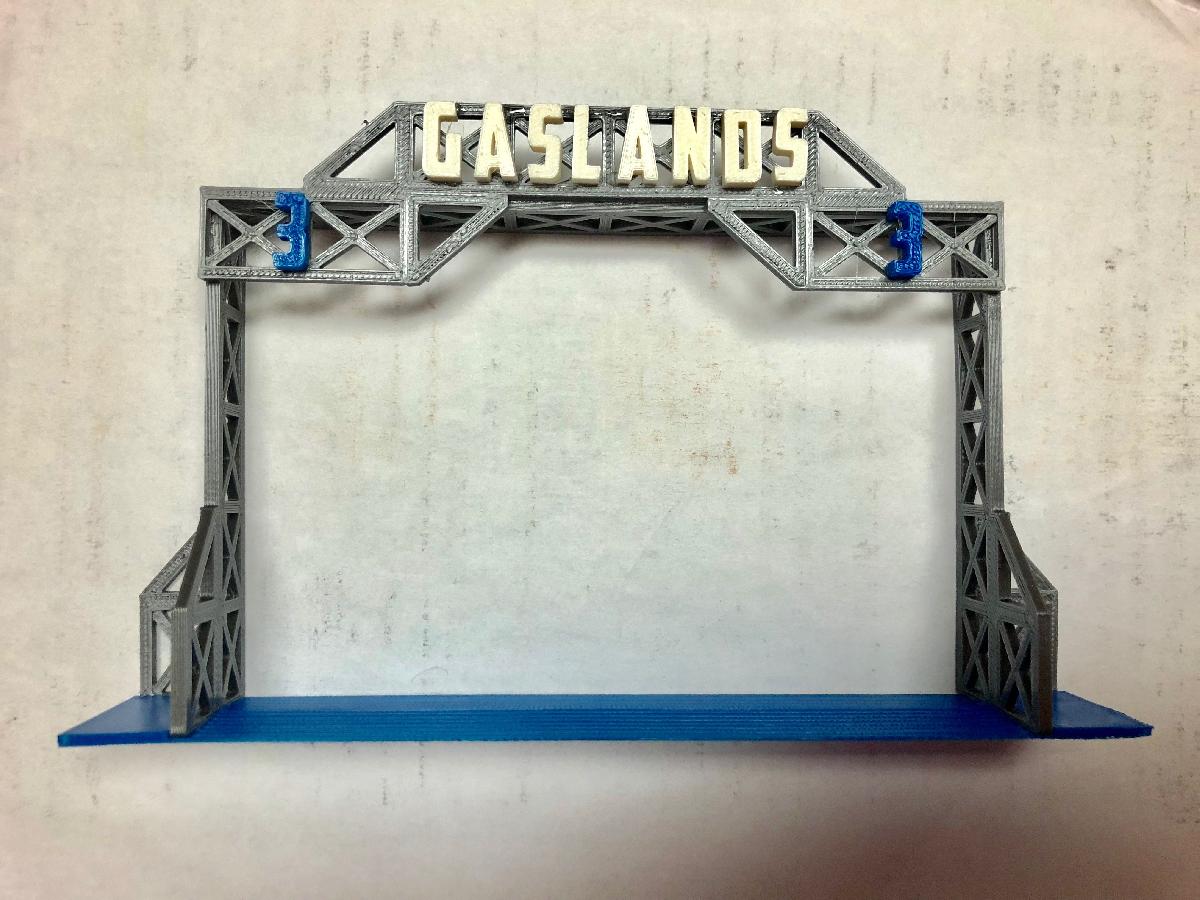 Numeros de Portao e Base de Portao para terreno de mesa Gaslands Gates