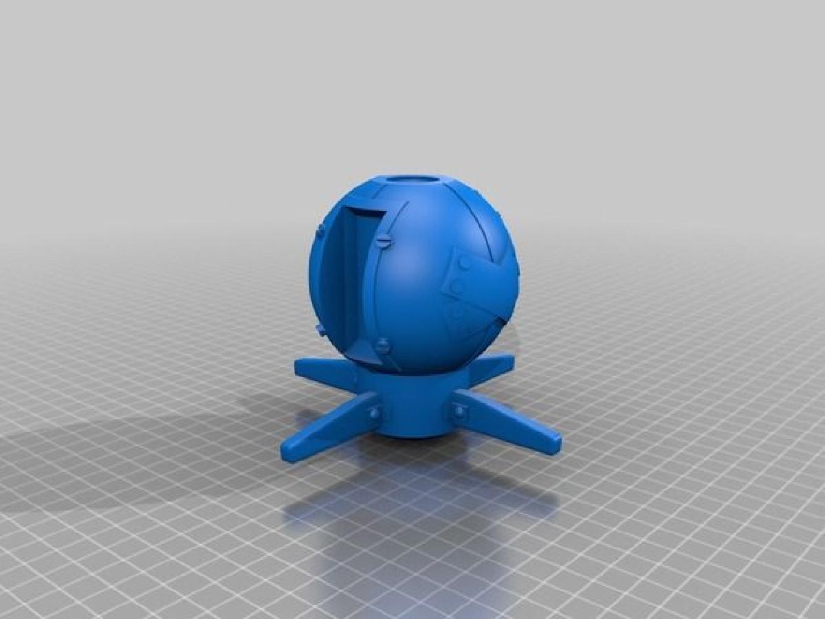 Fortnite Clinger Grenade (Sem Pintura   Extrusora Unica)