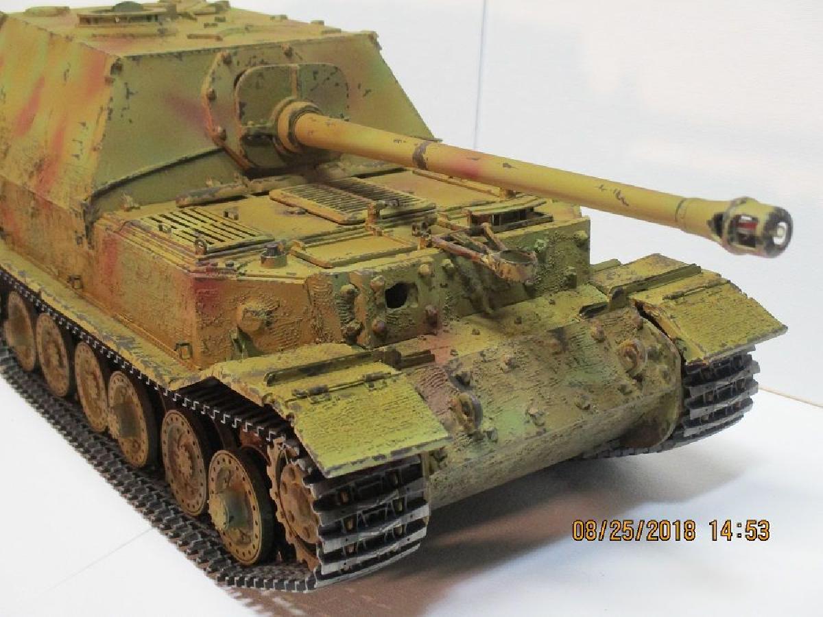 Pecas de tanque Elefant Ferdinand escala 1/16 RC