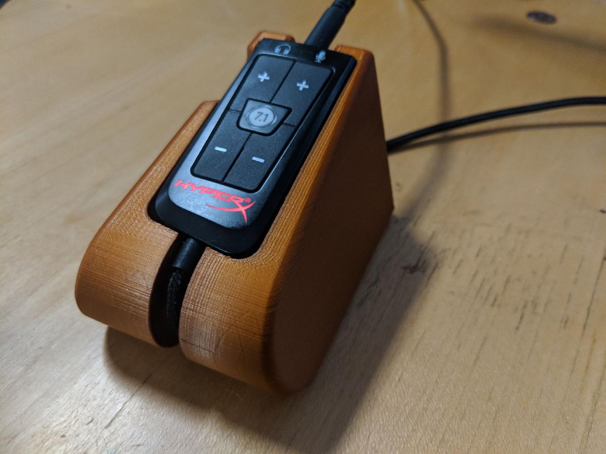 Suporte de mesa de placa de som USB HyperX Cloud