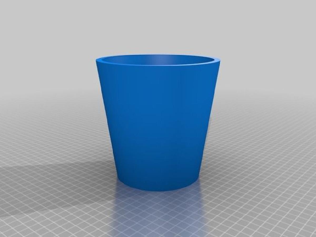 Vaso retangular 14x14x12 cm
