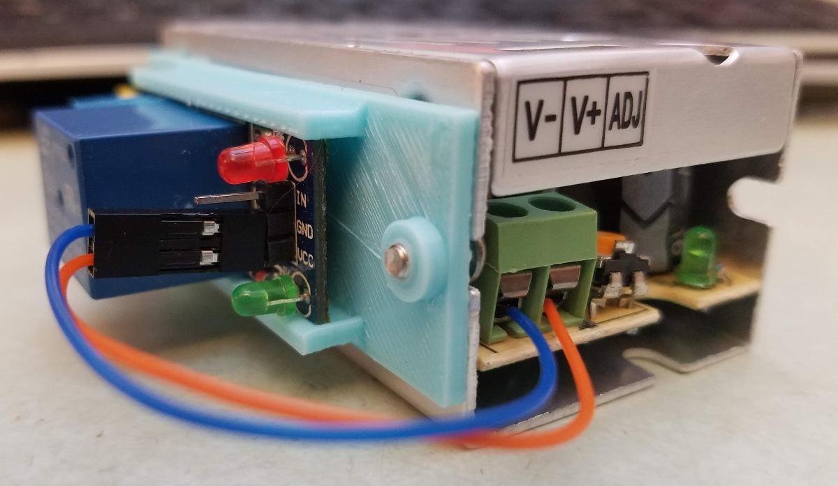 Suporte de friccao para modulo de rele compacto e pequeno SMPS, para controle de potencia de impressora 3D