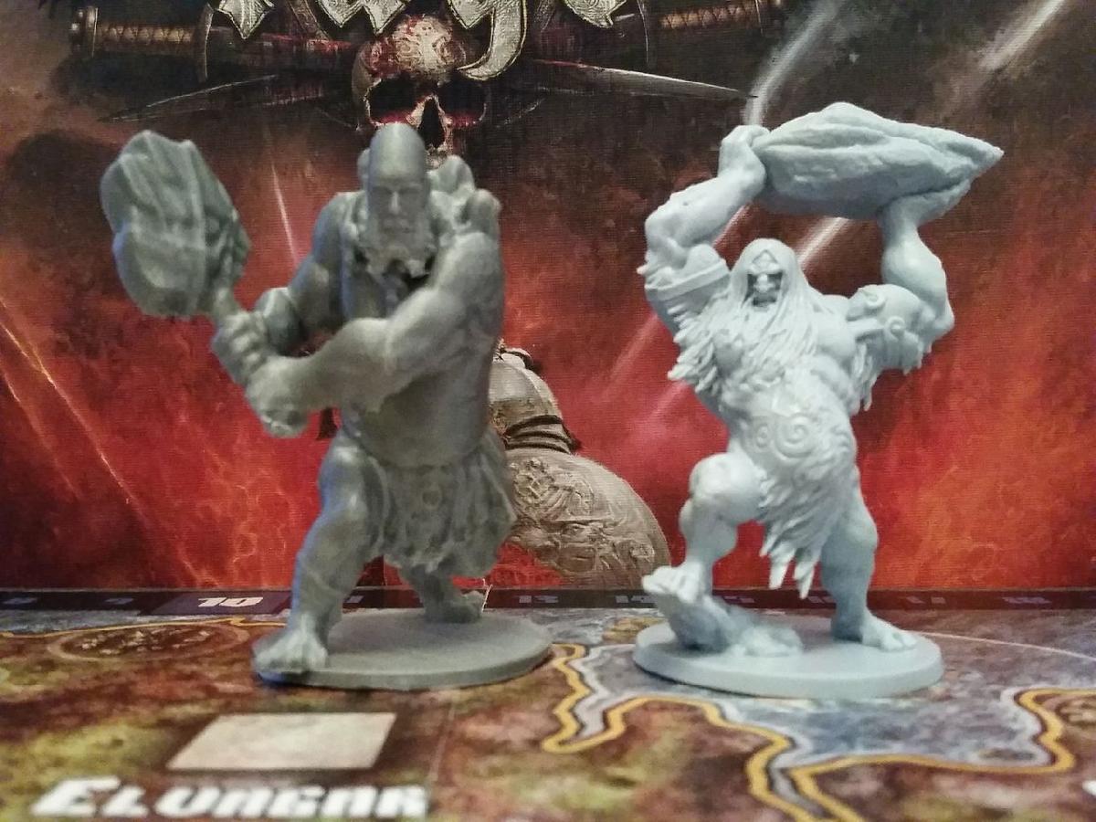 Miniatura de Gigante da Montanha, proxy para Blood Rage Exclusivo do Kickstarter