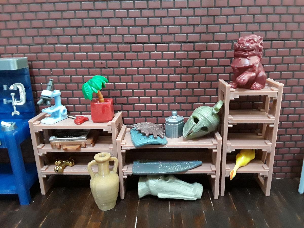 Prateleiras parametricas 2x4 (escala 1:18)