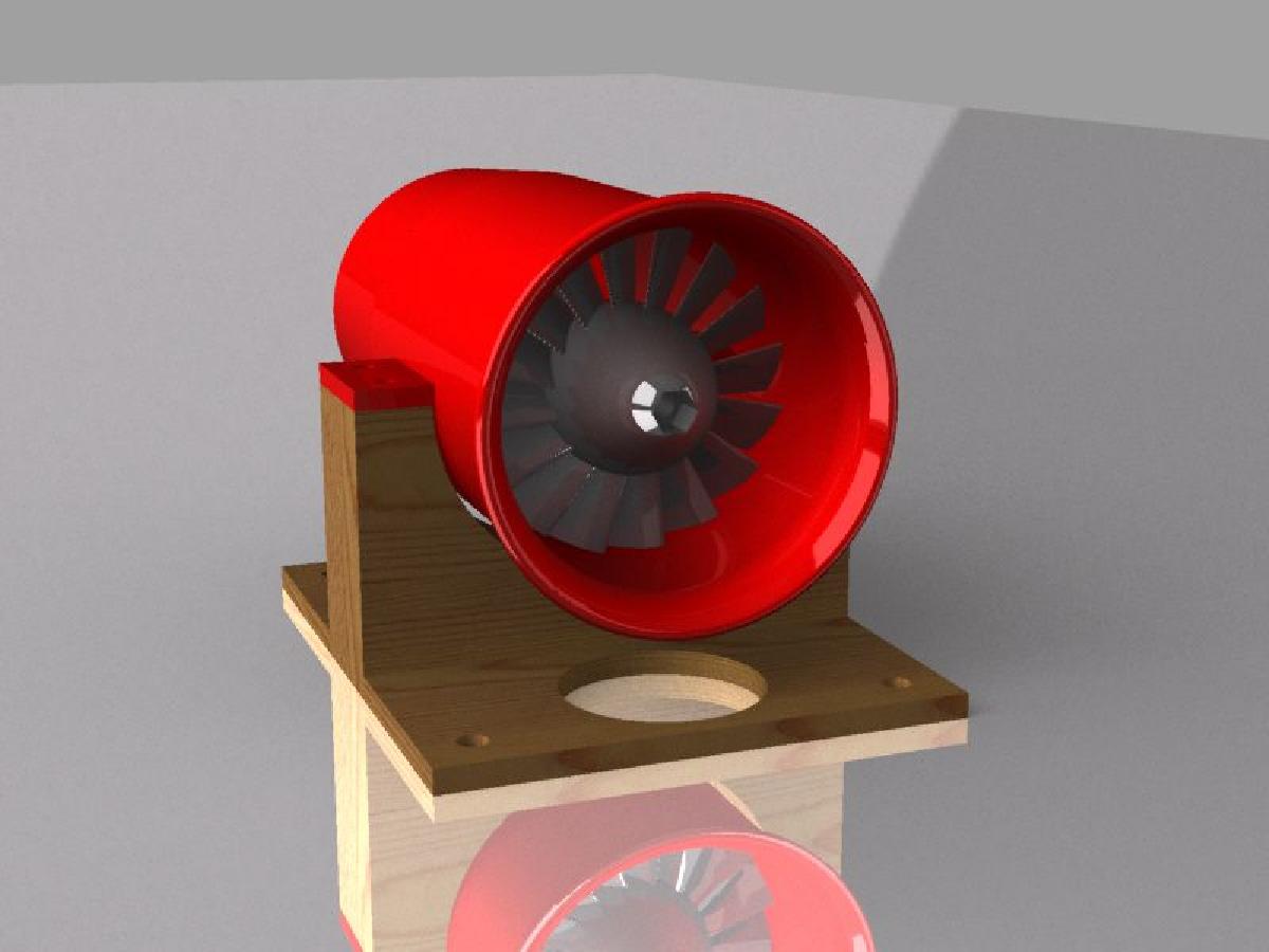 V2 Pod EDF de 16 laminas para motores sem escova de 3 4S
