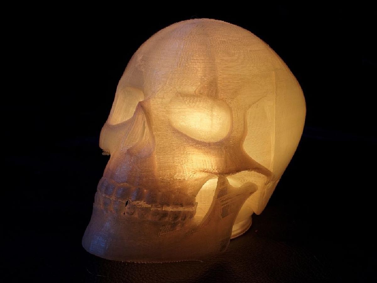 Lampada LED Skull
