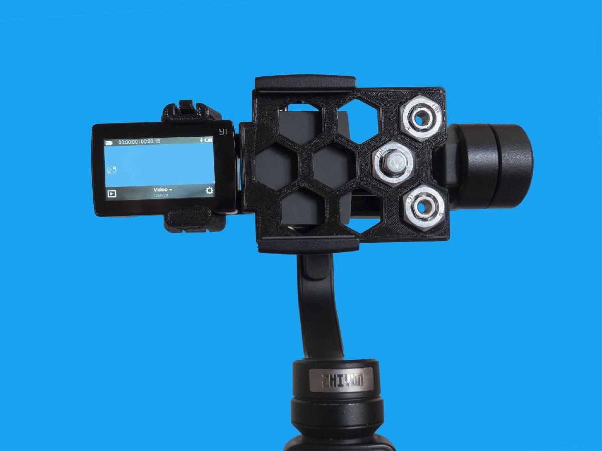 Adaptador de camera de acao para Zhiyun Smooth 4