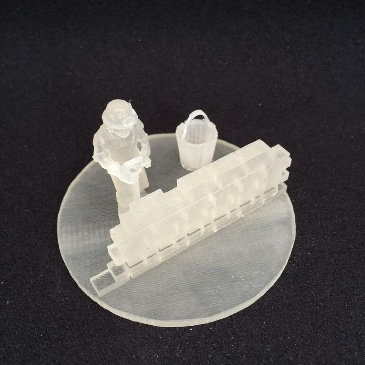 impressao 3D de um caractere chines  坏(HUAI)