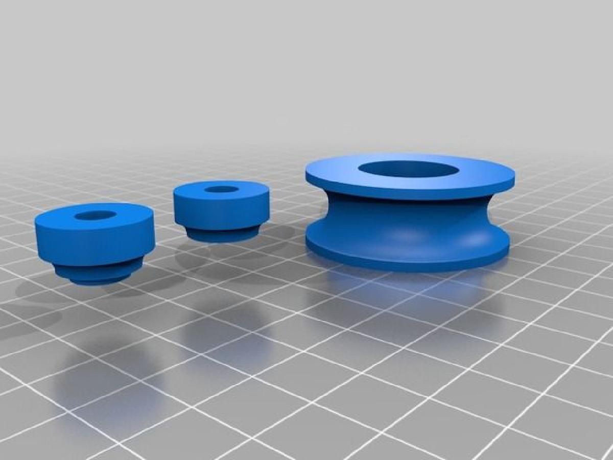 4 rolamentos, v4 60mm diametro, outros 43mm diametro.