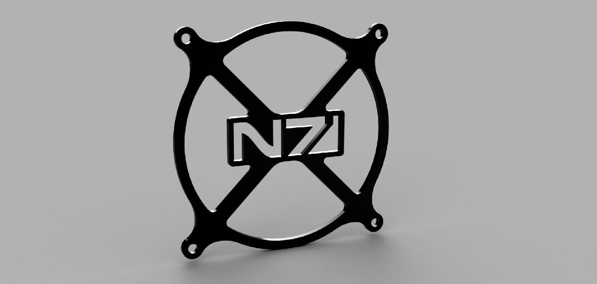 Grade de Ventilador de 120mm N7 (Mass Effect)