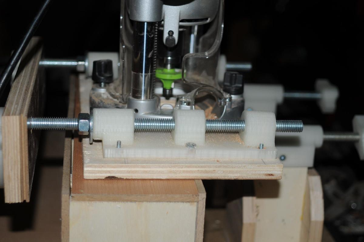 Gabarito de mortise para fresadora