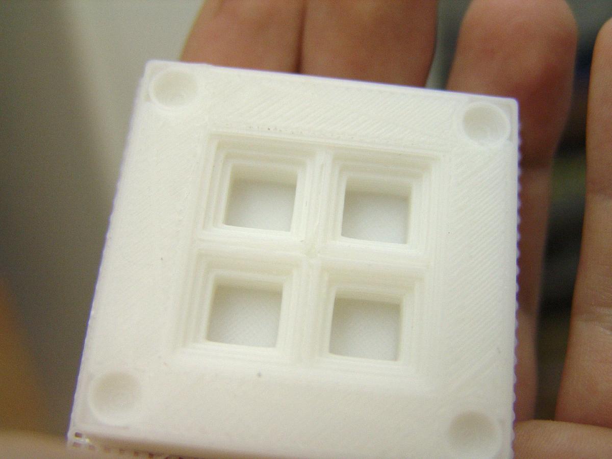 Forma para botao de silicone