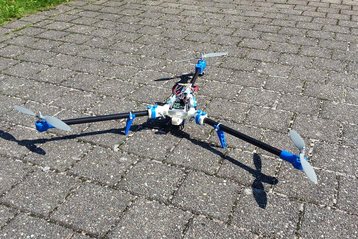 tricoptero MultiWii dobravel de alto desempenho MM CNCs