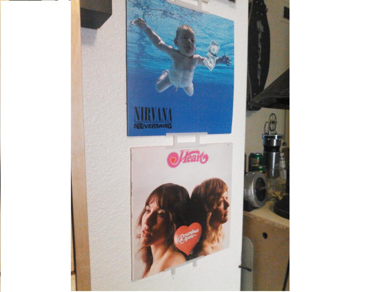 Suporte de parede para disco de vinil