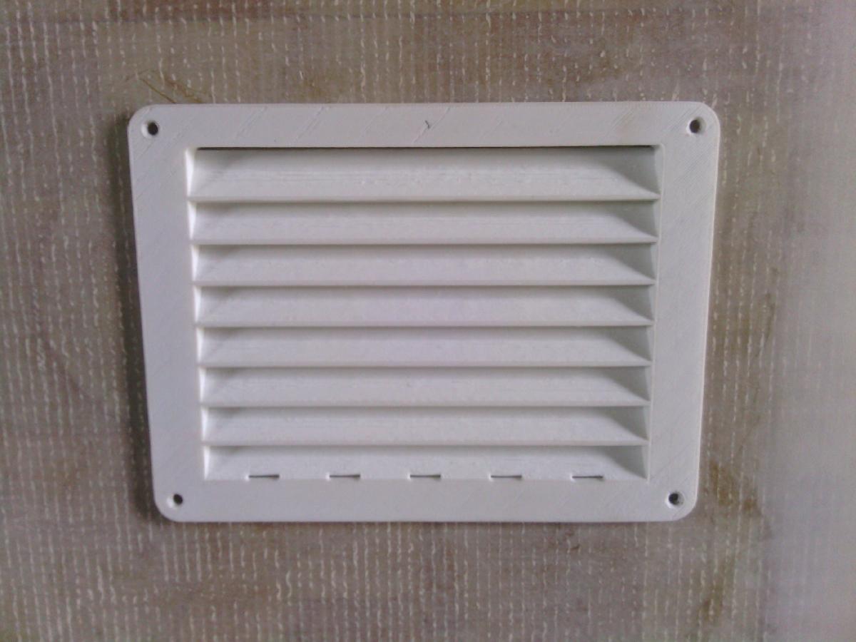 Ventilacao a prova de chuva.