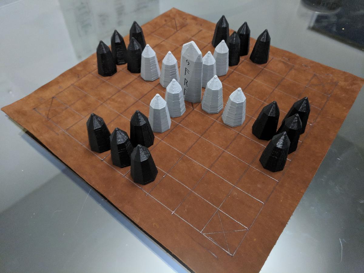 Conjunto de Jogo de Tabuleiro Hnefatafl