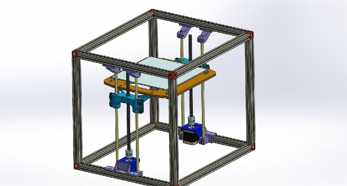 Eixo Z do Smartrapcore com parafuso trapezoidal (Novo design)