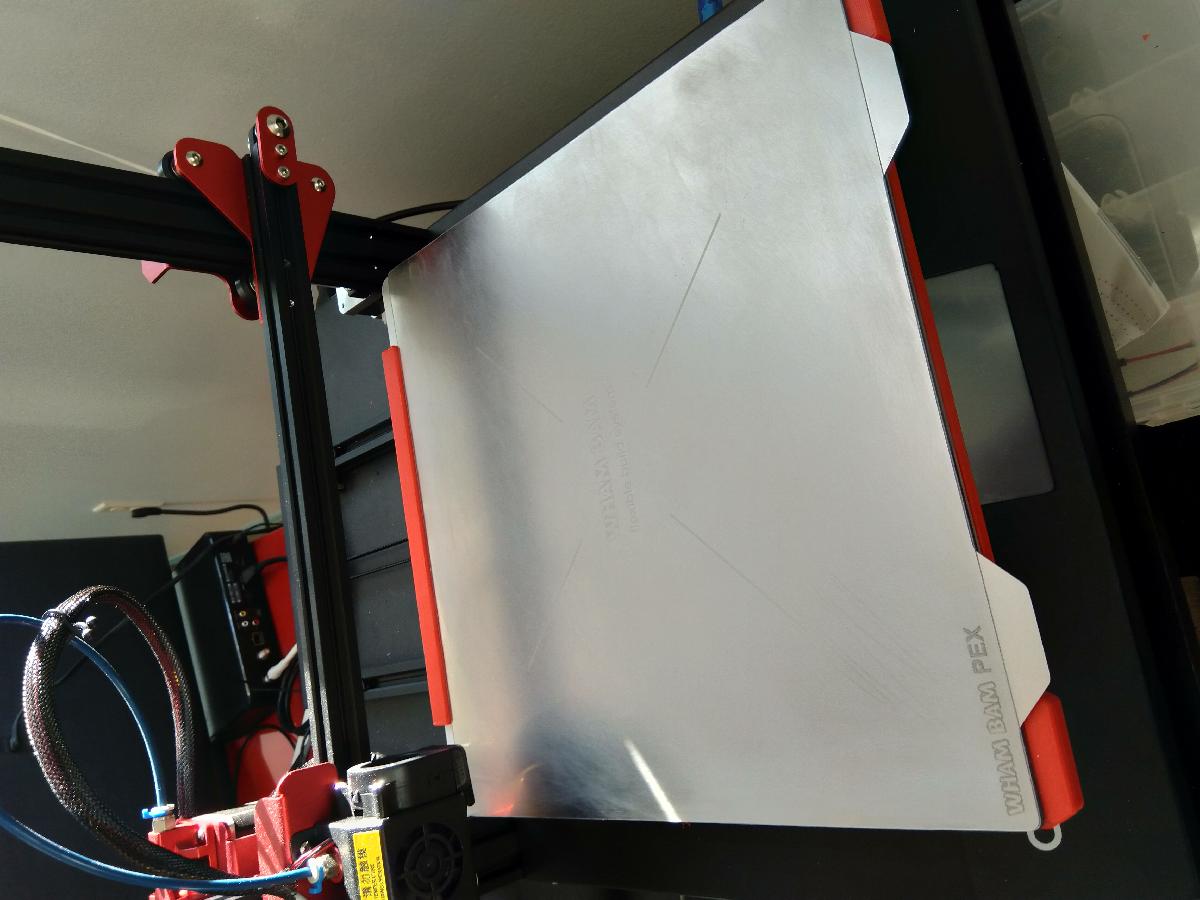 CR10s Pro abas e parada para placa magnetica Wham Bam