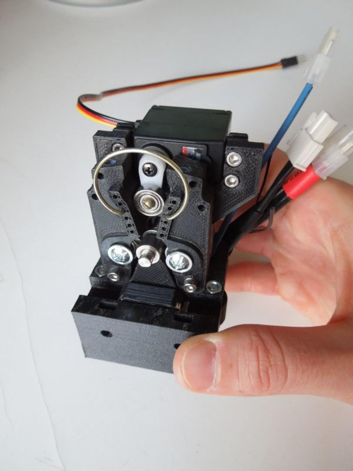 Extrusora dupla de acionamento direto (bico unico e acionamento unico)