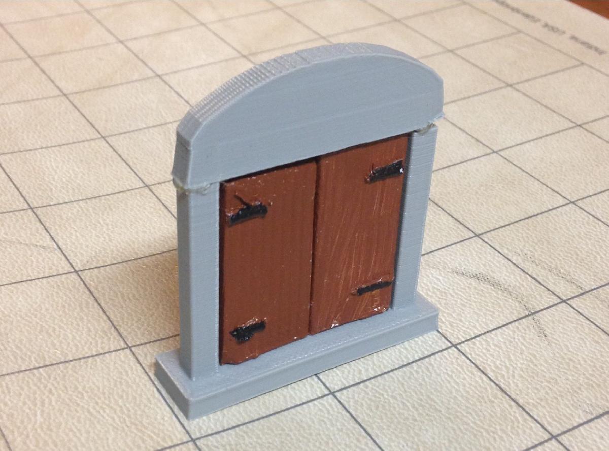 portas duplas balancantes D&D