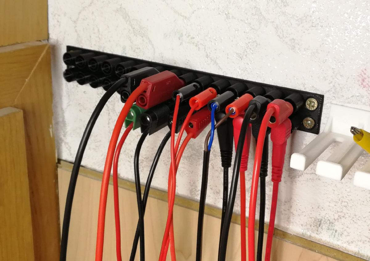 Organizador de cabos de laboratorio de 4mm | Conector banana