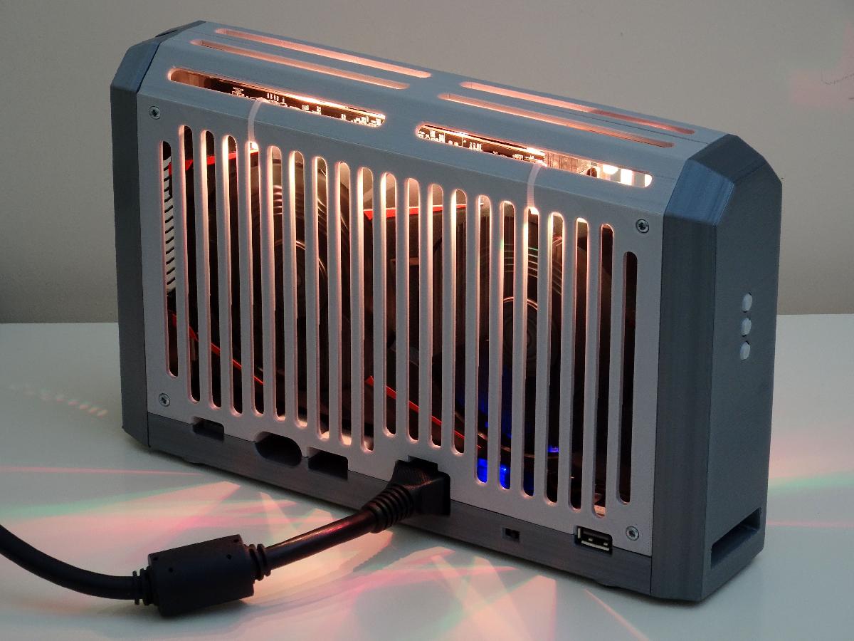Gabinete eGPU para Nvidia GTX 1060 e EXP GDC Beast (v8.x)