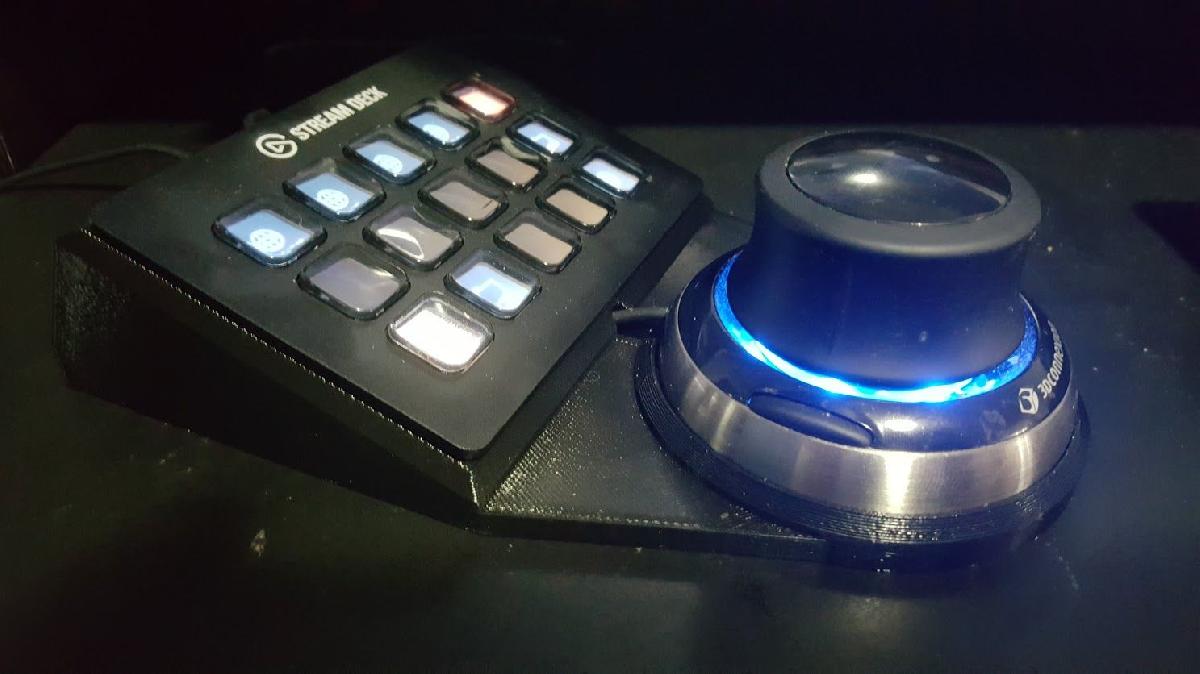 Suporte 3D Connexion para Stream Deck