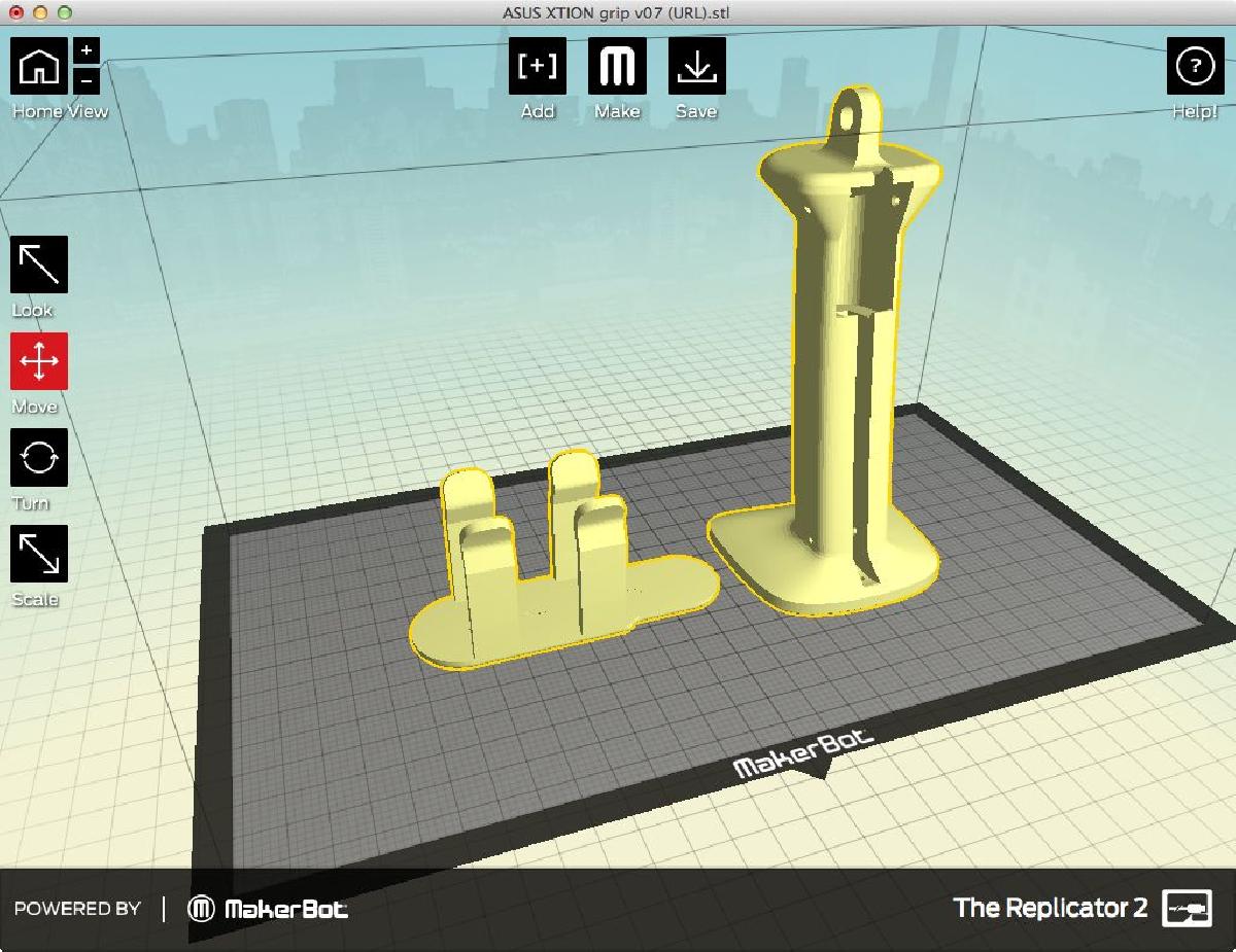 Scanner 3D ASUS XTION   Pega e Tampa da Objetiva