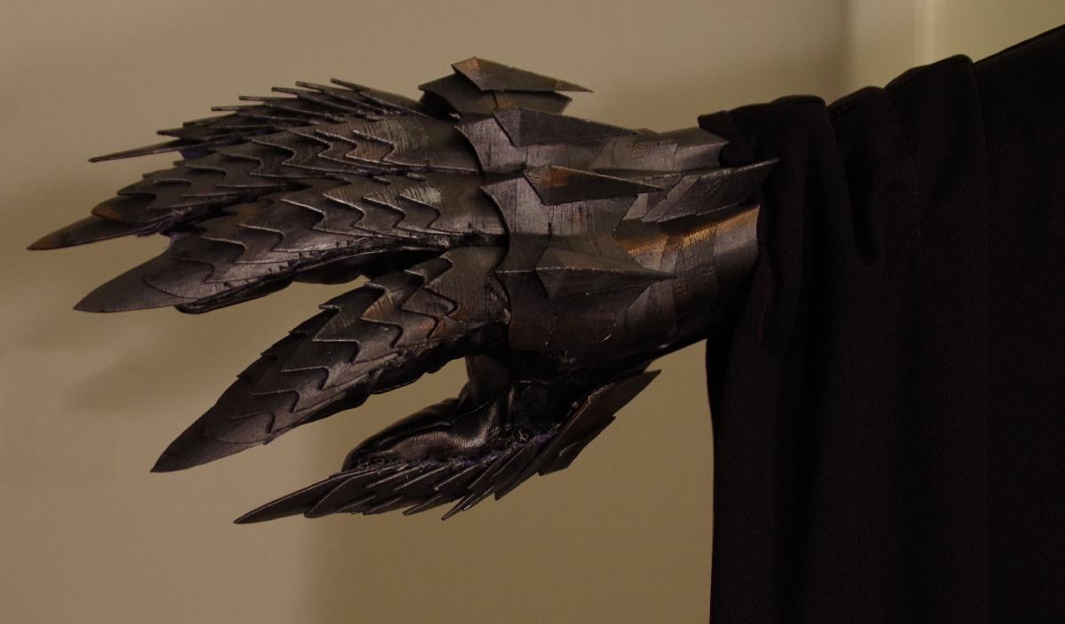 componentes de luva do traje Nazgul