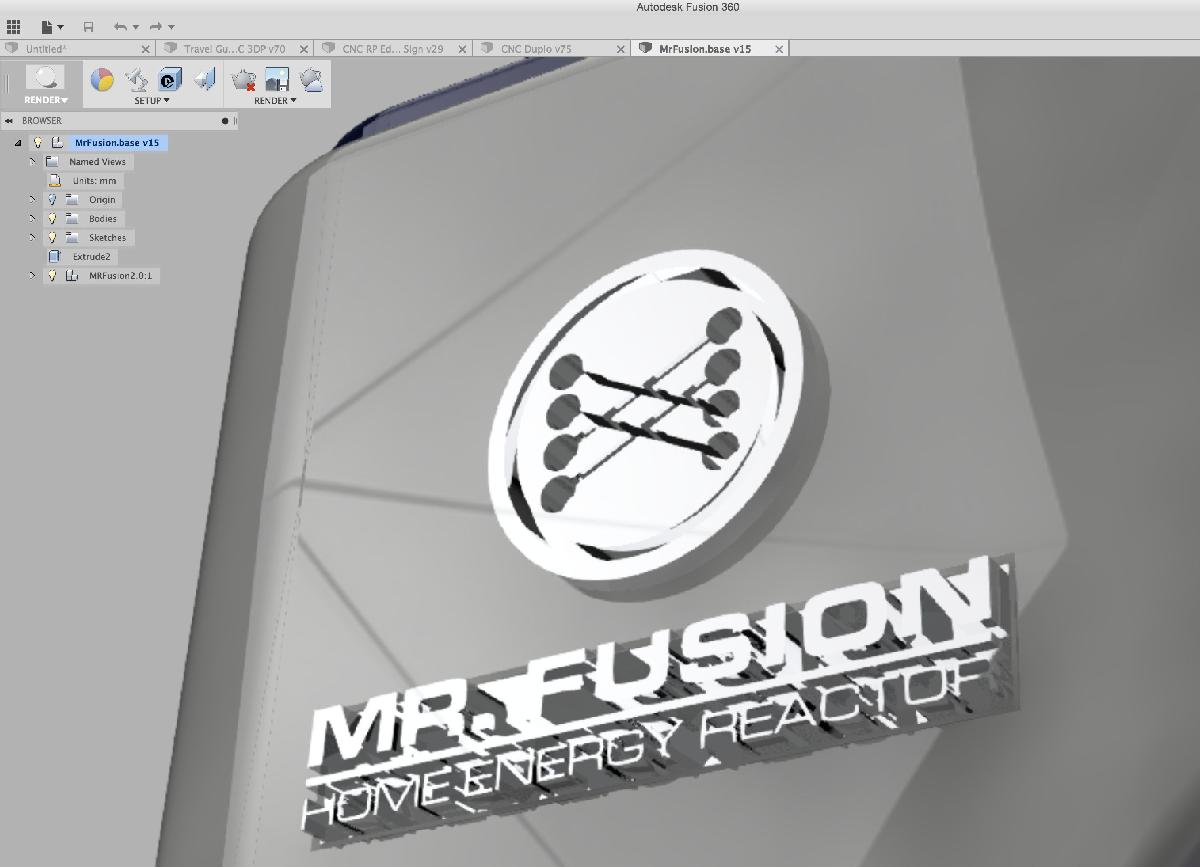 Insignia do Sr. Fusion de De Volta para o Futuro