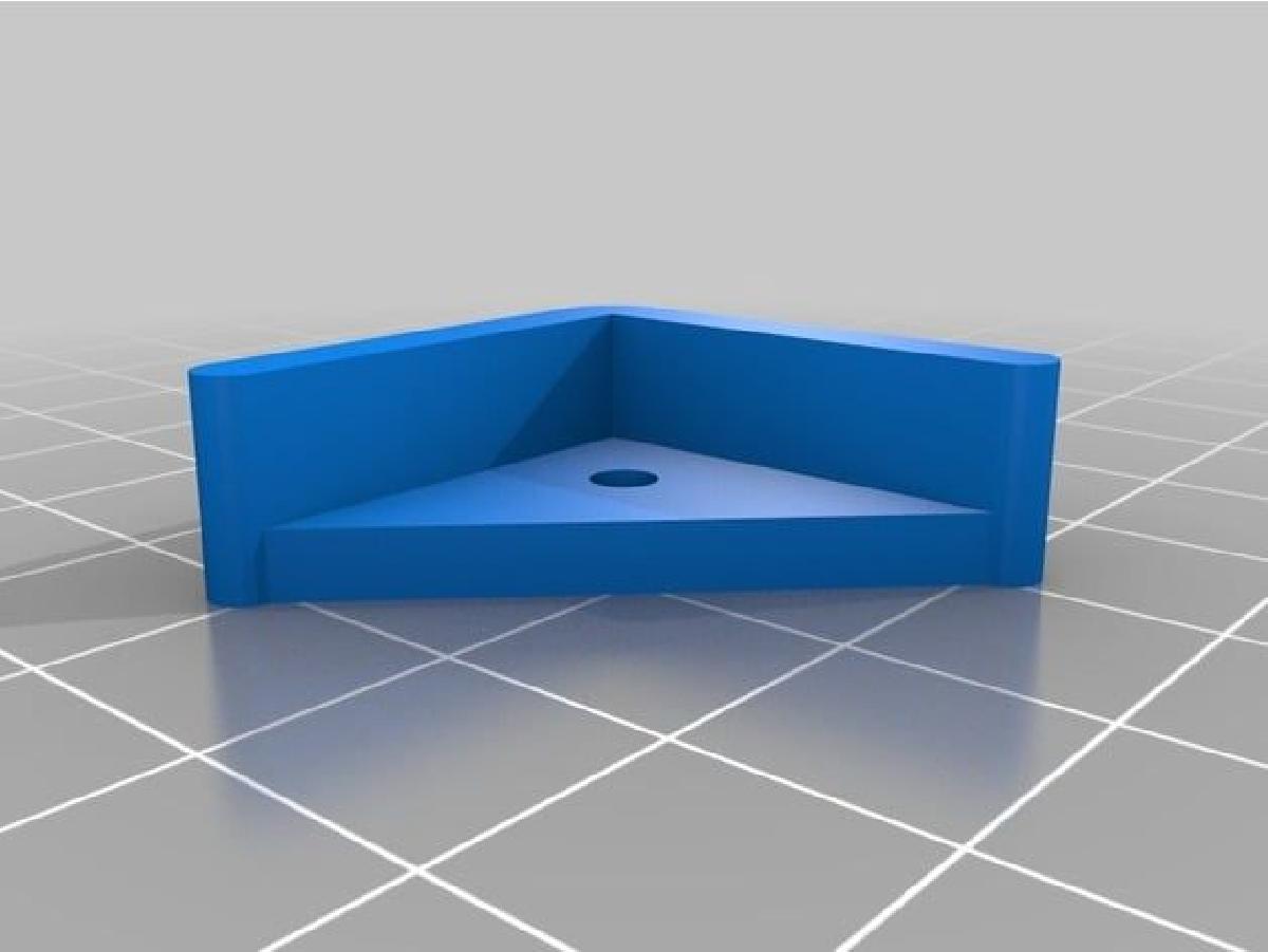 Suporte de canto de vidro para cama aquecida Anet A8