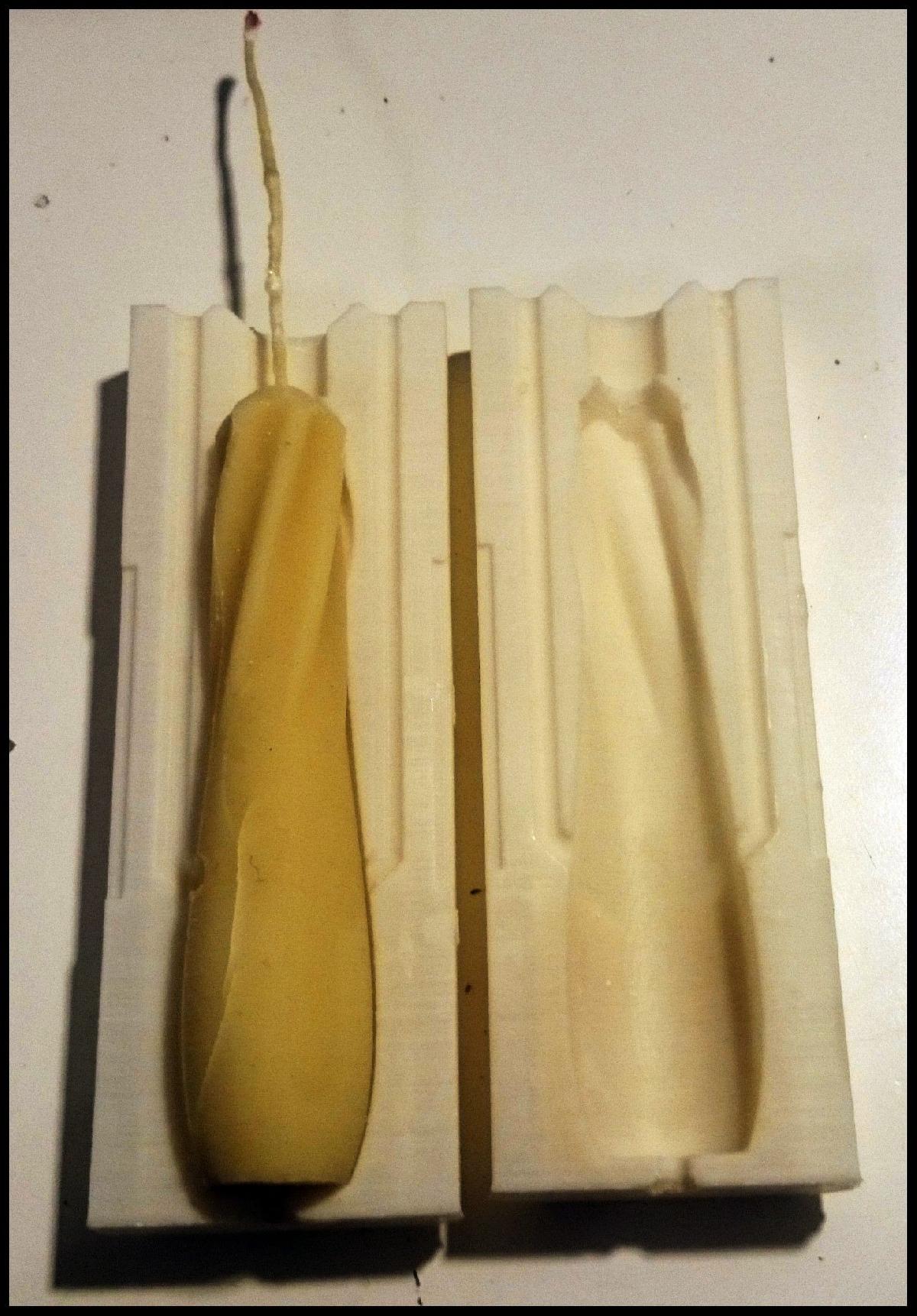 Molde Simples para Fabricacao de Velas