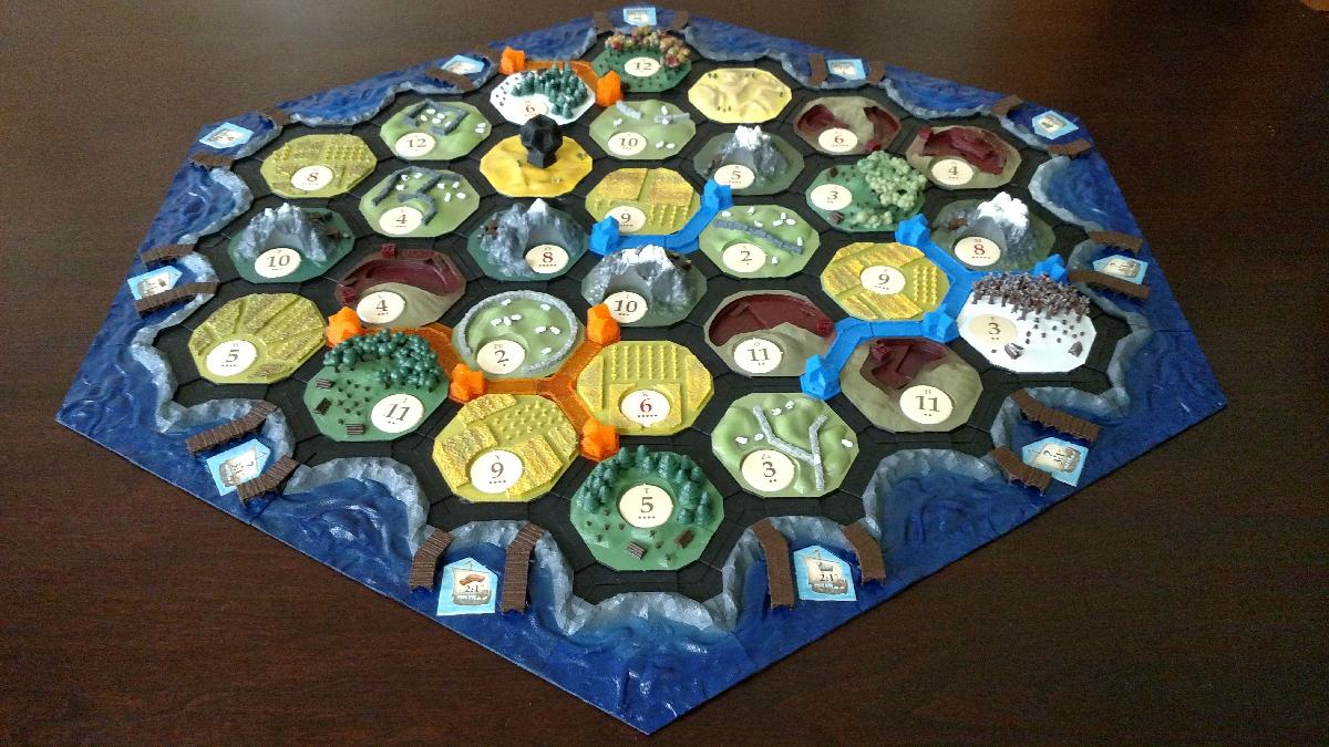 Catan 3D Tabuleiro