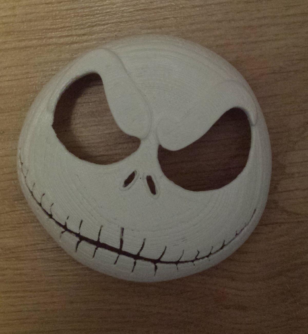 Mascara do Jack Skellington