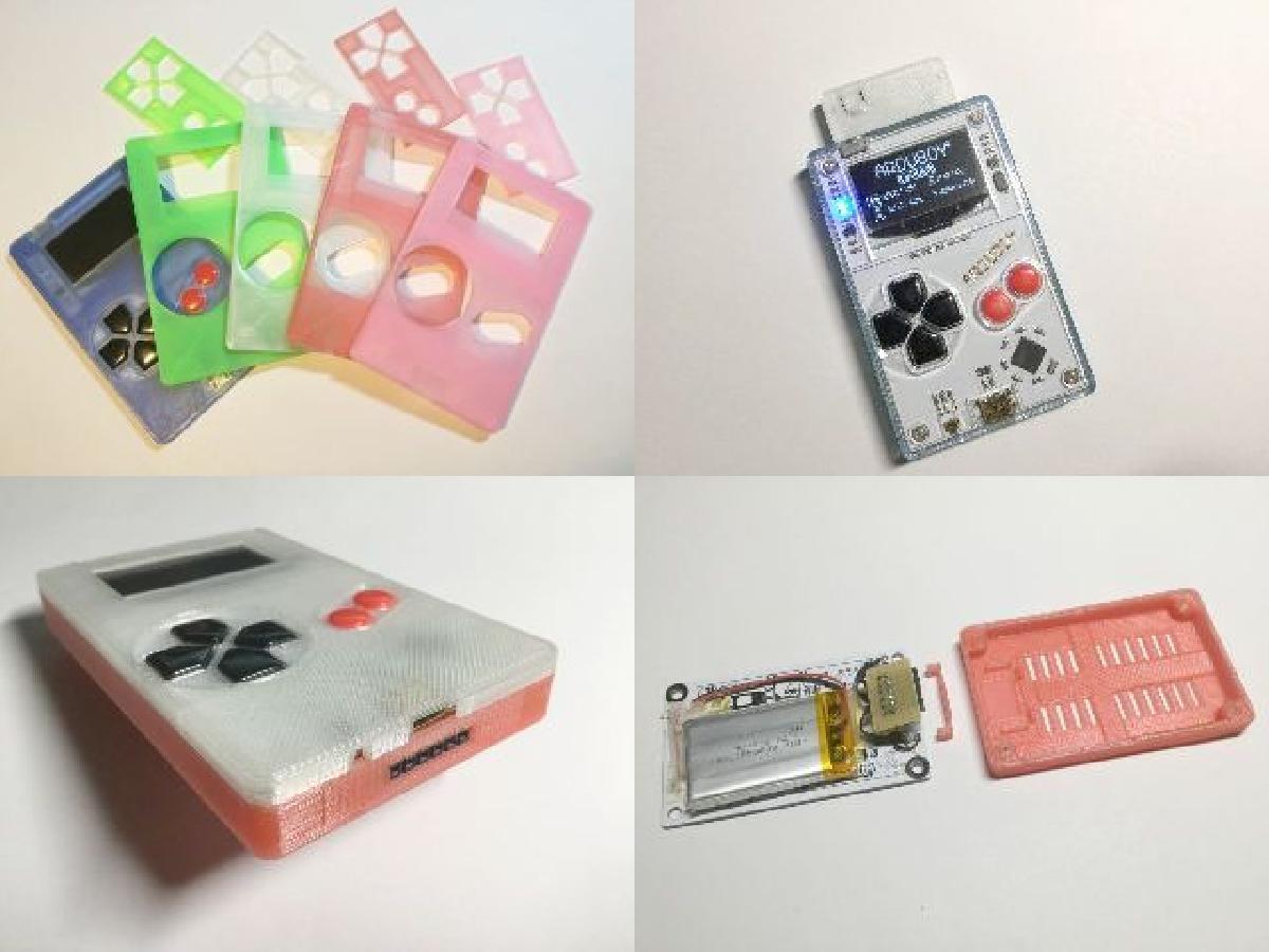 placa frontal/traseira de substituicao do Arduboy